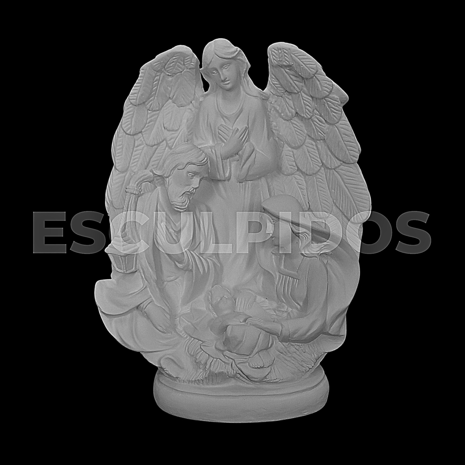 Sagrada Família No Anjo - 25 Cm