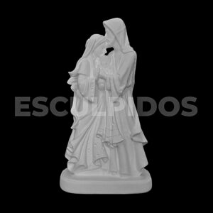 Sagrada Família Beijo Na Testa Na Base - 16 Cm