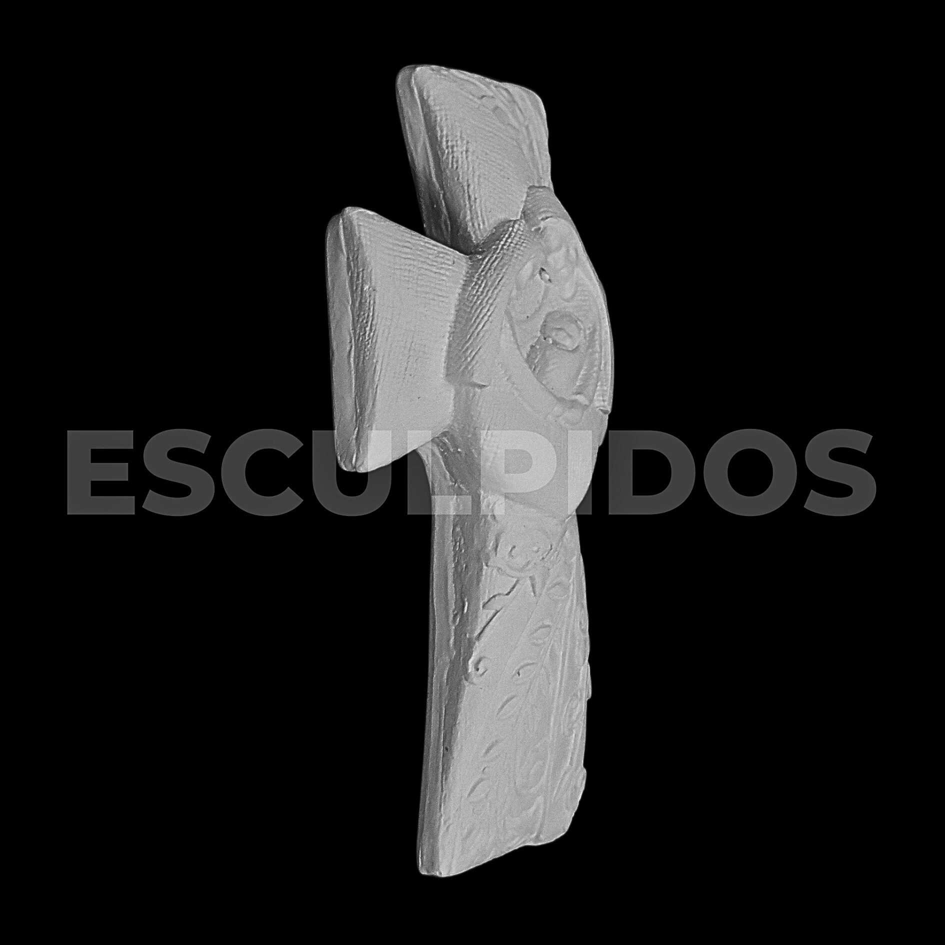 Sagrada Família na Cruz Aplique - 11,5 cm - Imagem 2