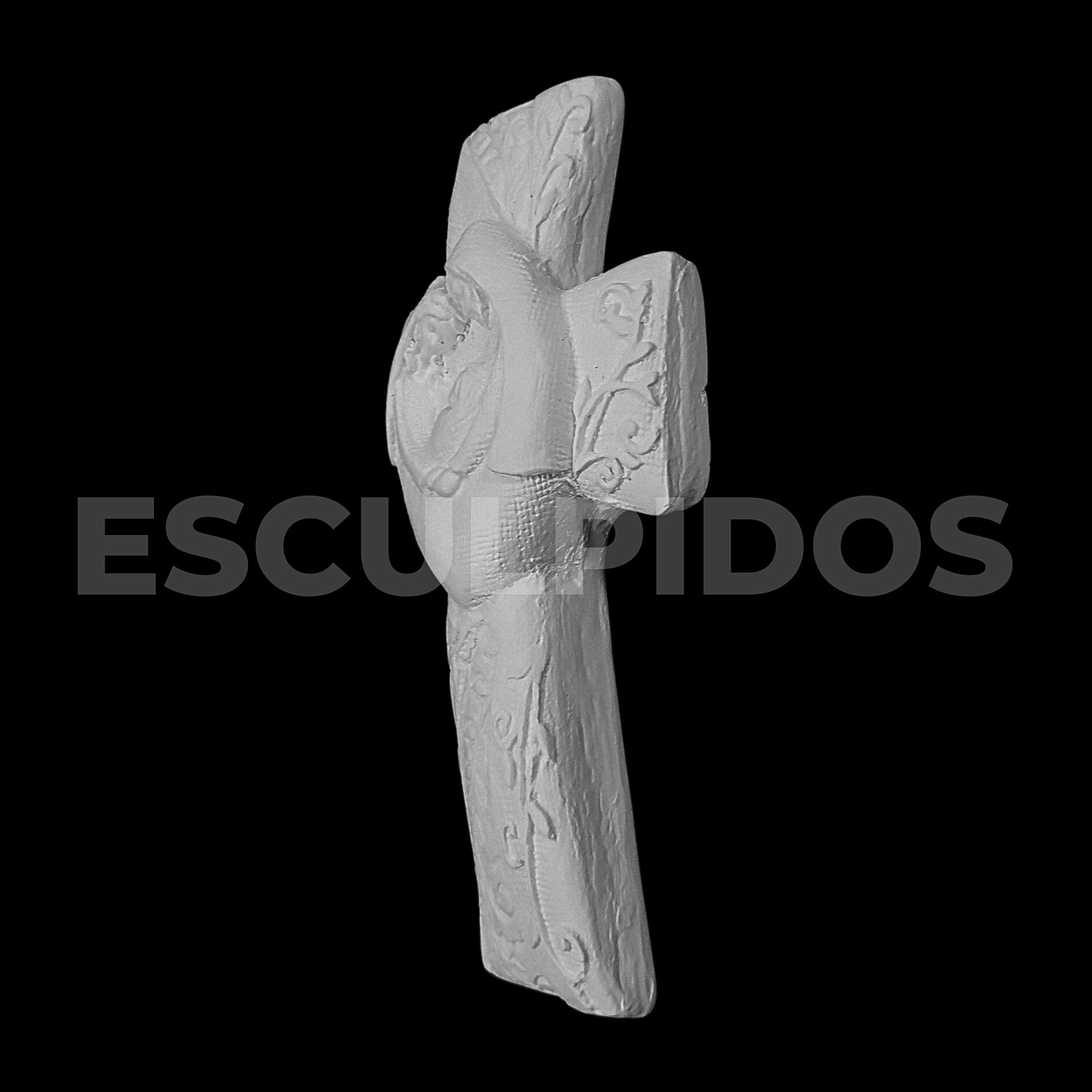 Sagrada Família na Cruz Aplique - 11,5 cm - Imagem 3