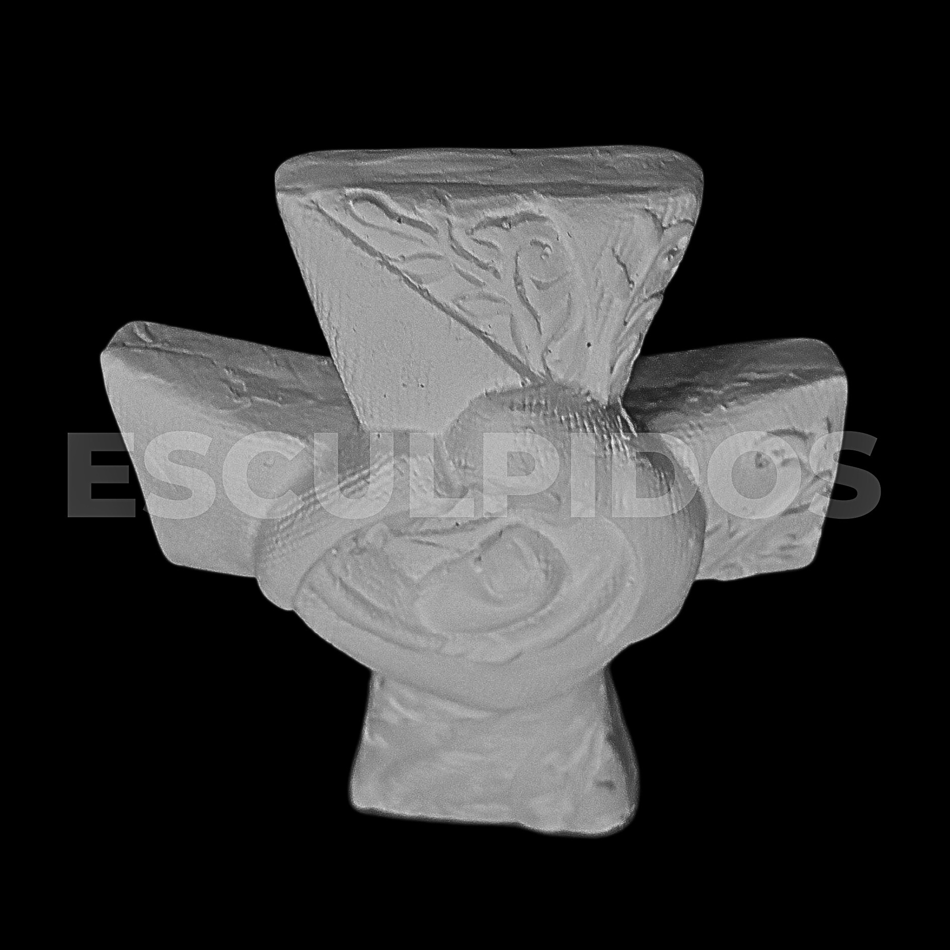 Sagrada Família na Cruz Aplique - 11,5 cm - Imagem 5