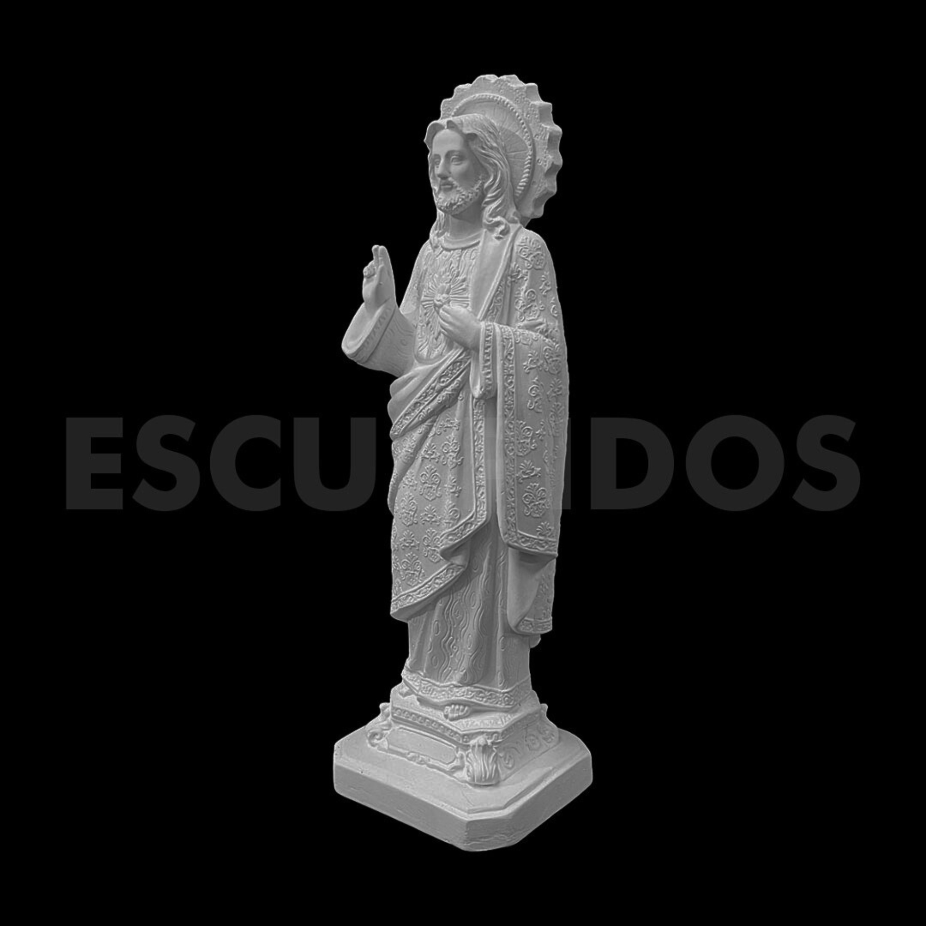 Sagrado Coração de Jesus - 30 cm - Imagem 3