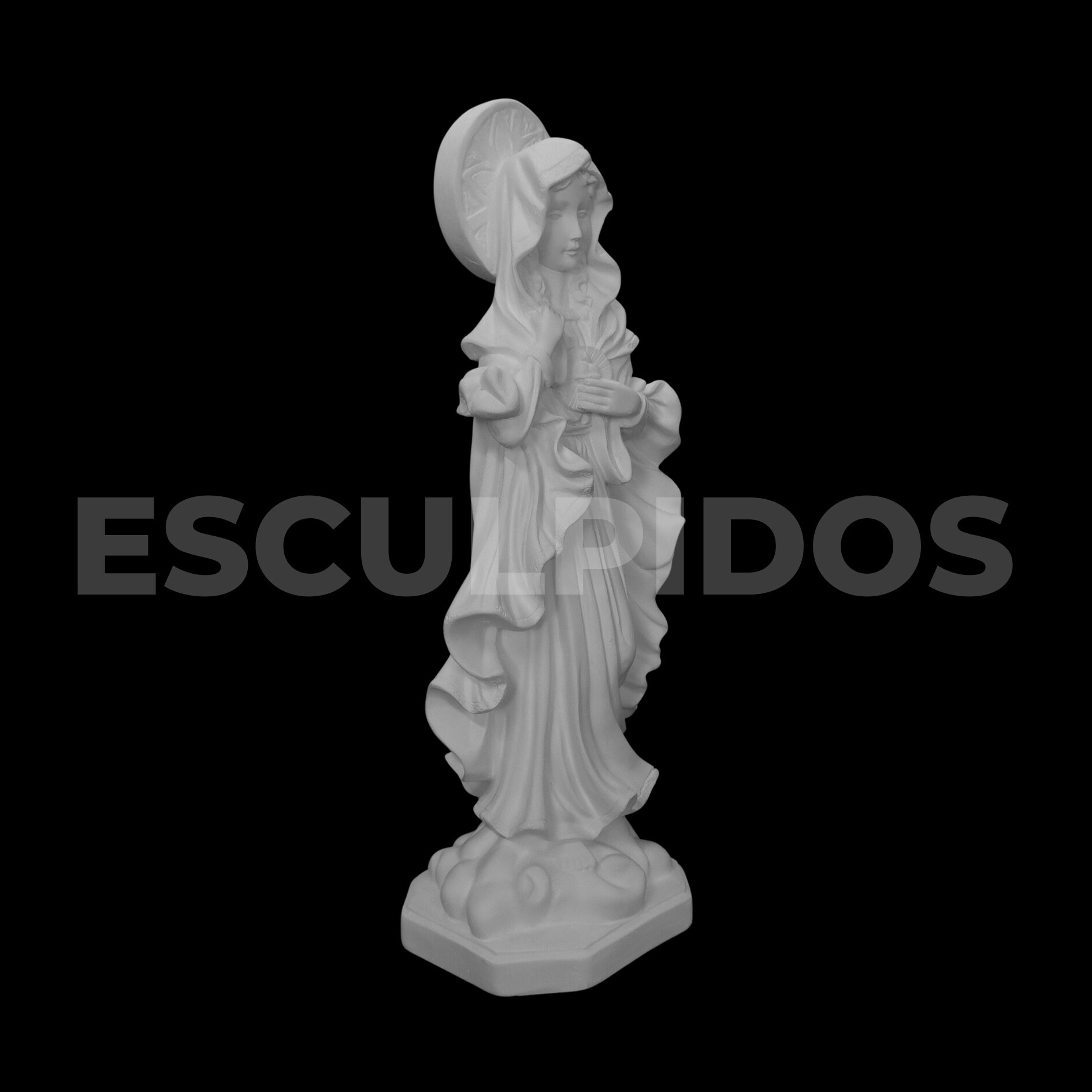 Sagrado Coração De Maria - 39 Cm - Imagem 2