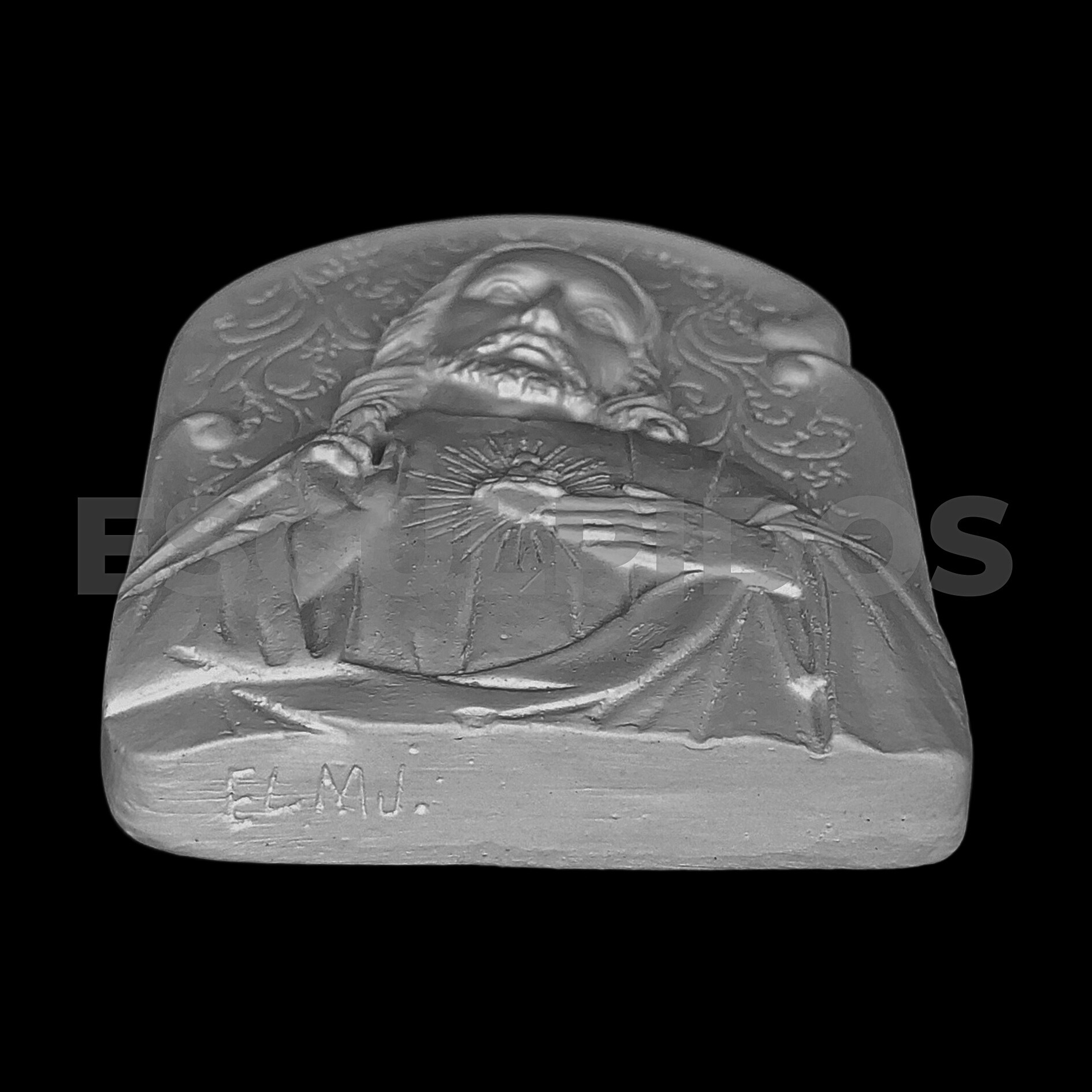 Sagrado Coração de Jesus Aplique - 8,5 cm - Imagem 4