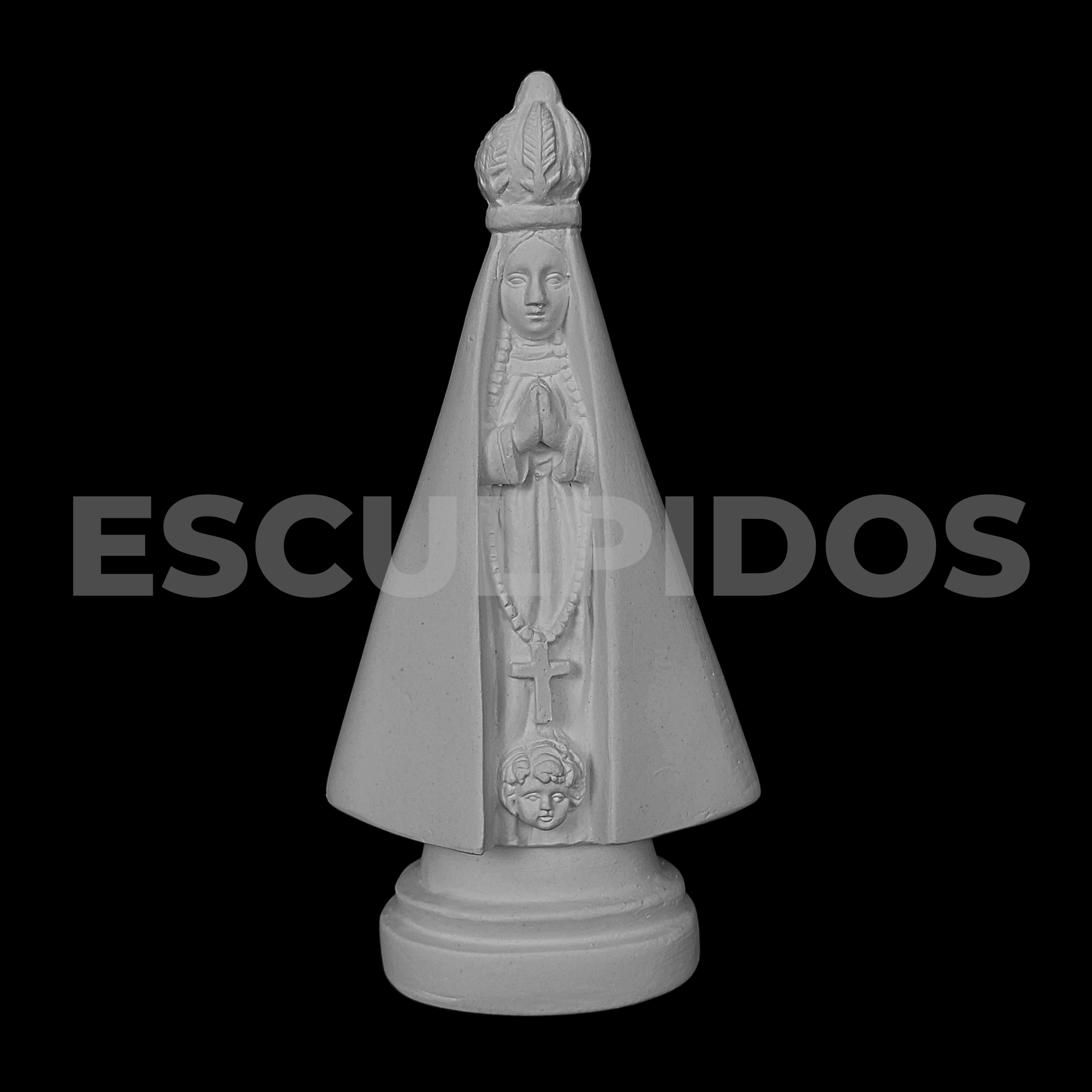 Nossa Senhora Aparecida Lisa - 16 Cm