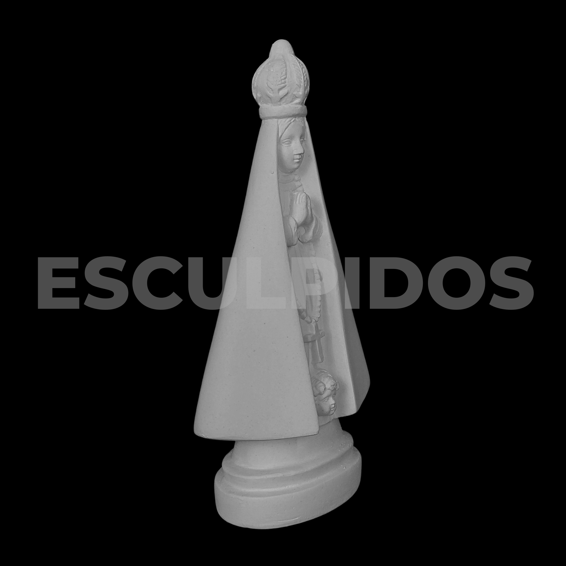 Nossa Senhora Aparecida Lisa - 16 Cm - Imagem 2