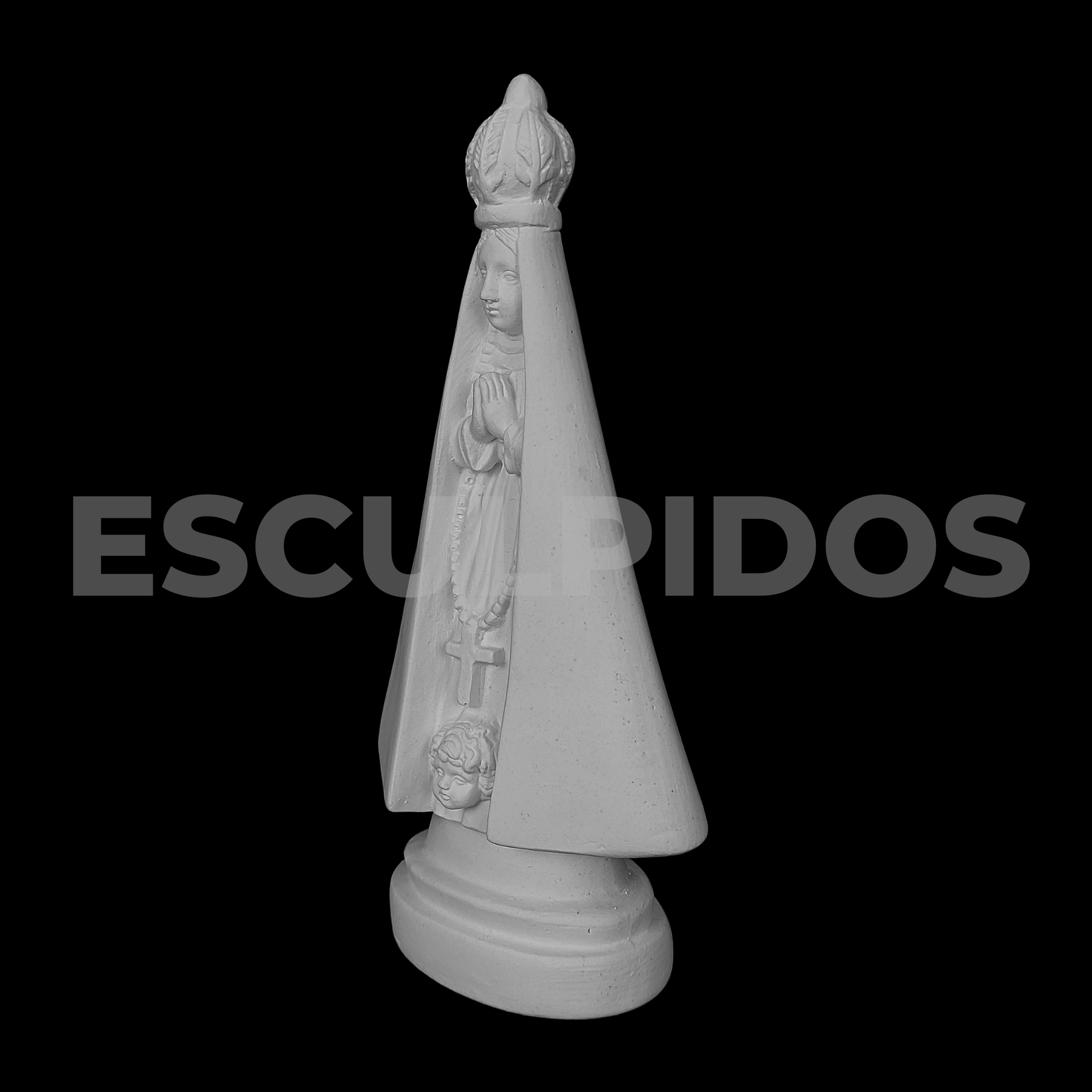 Nossa Senhora Aparecida Lisa - 16 Cm - Imagem 3