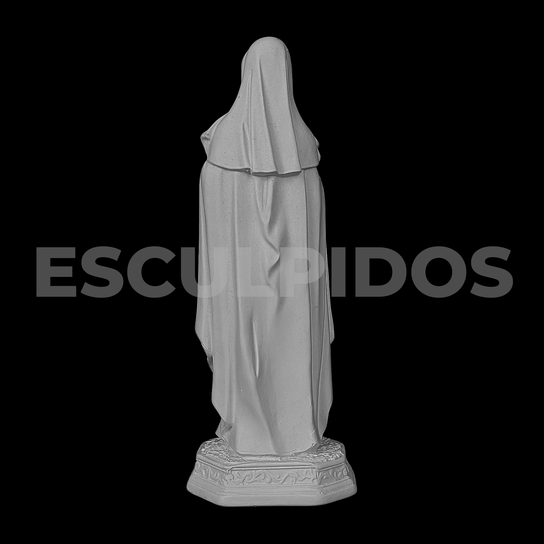 Santa Clara com Bíblia - 23 cm - Imagem 6