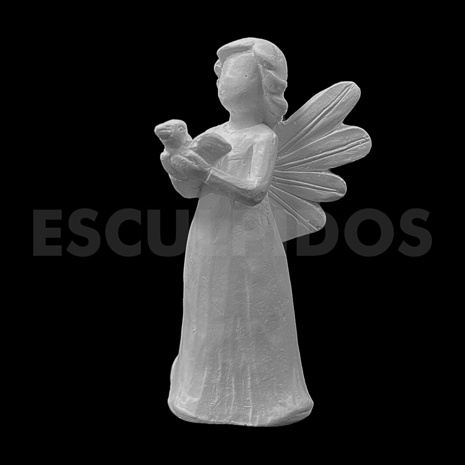 Anjo Segurando o Espírito Santo - 9 Cm - Imagem 3