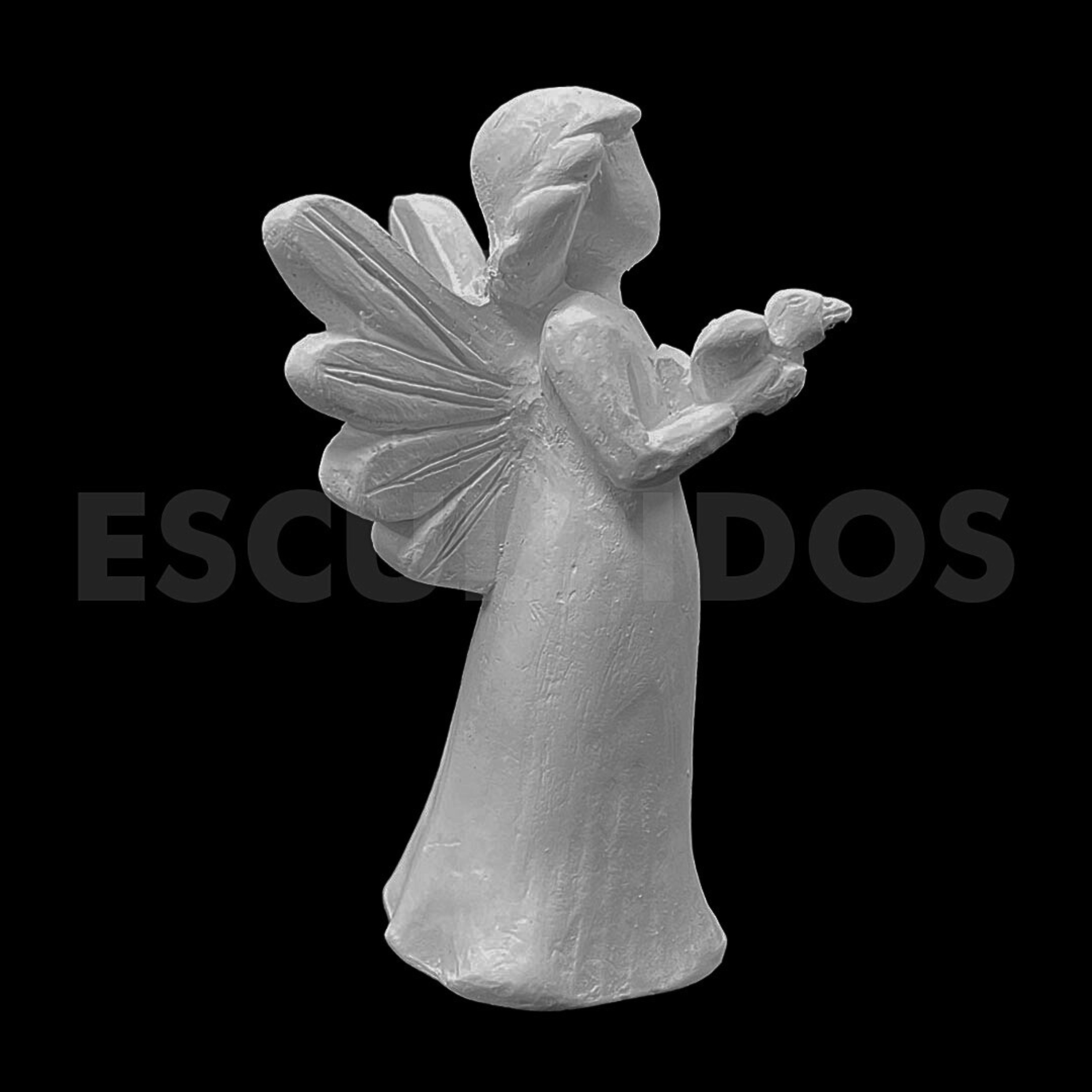 Anjo Segurando o Espírito Santo - 9 Cm - Imagem 4