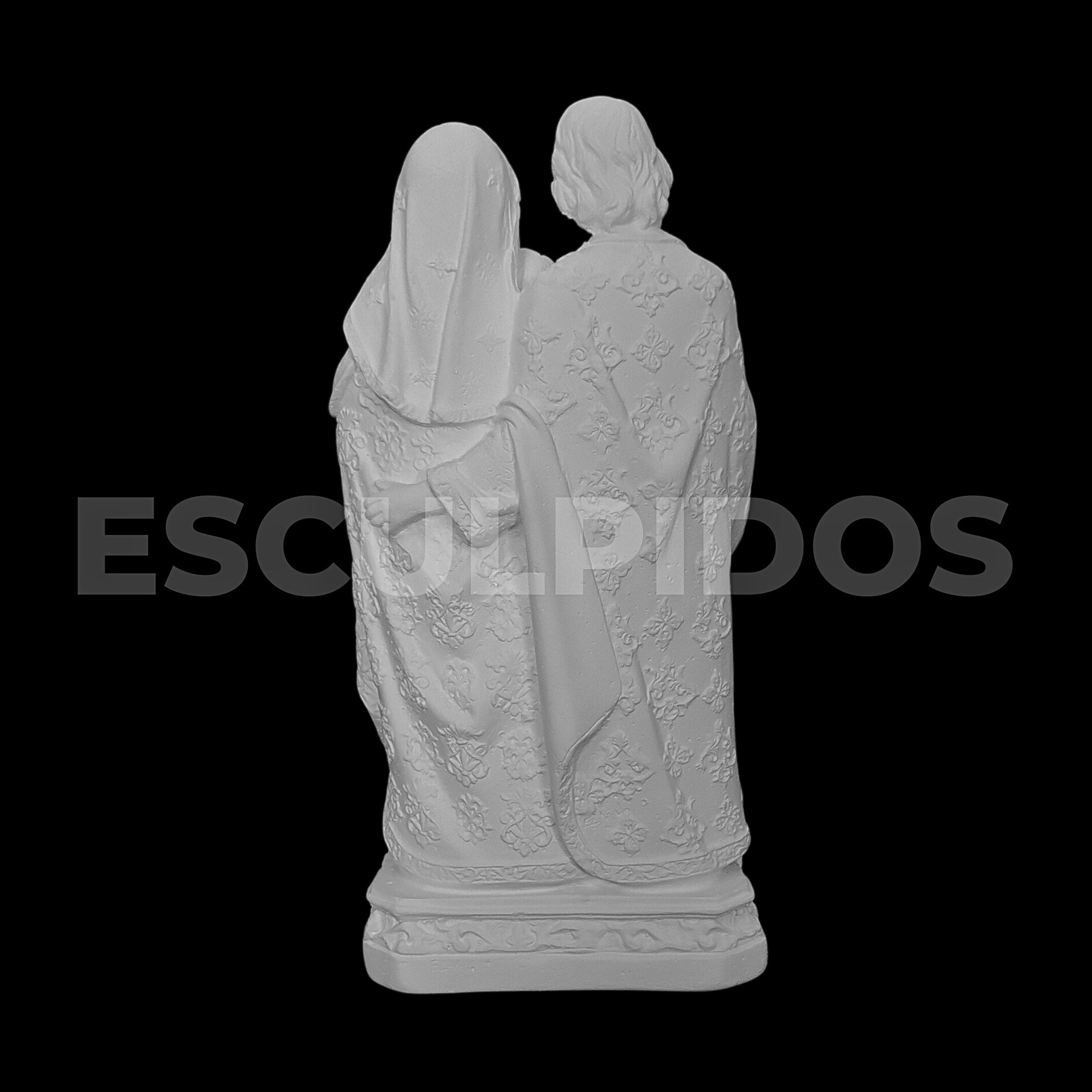 Sagrada Família Bordada - 23 Cm - Imagem 6