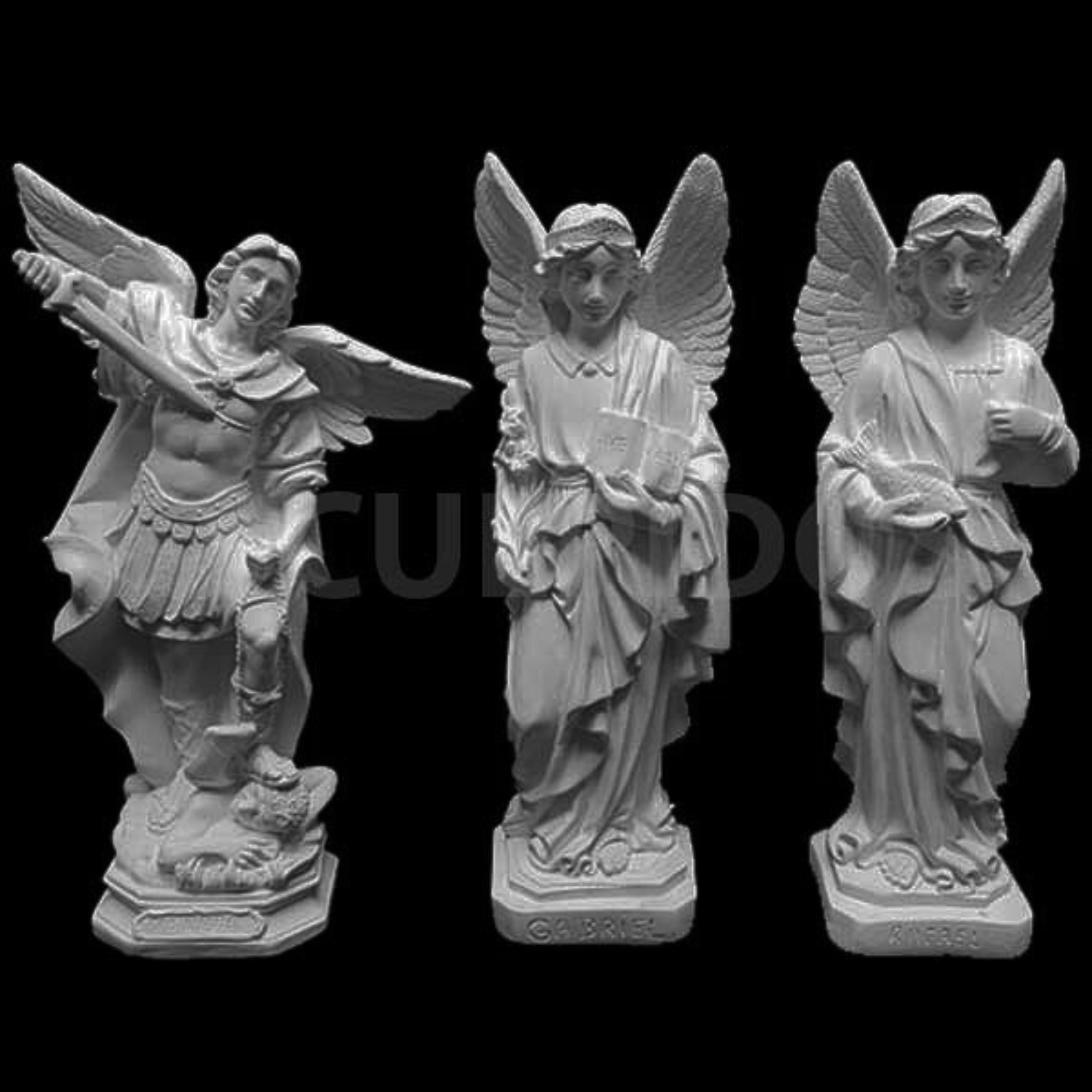 Trio Arcanjos - 32 Cm