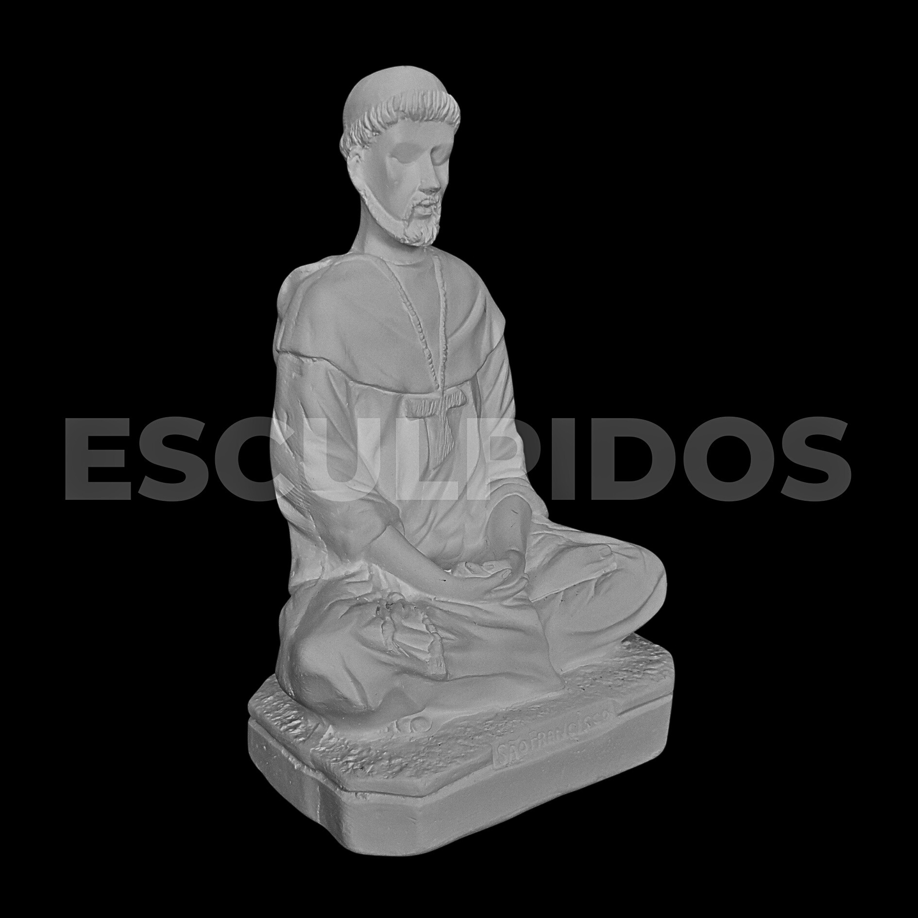 São Francisco Meditando - 21 Cm - Imagem 2