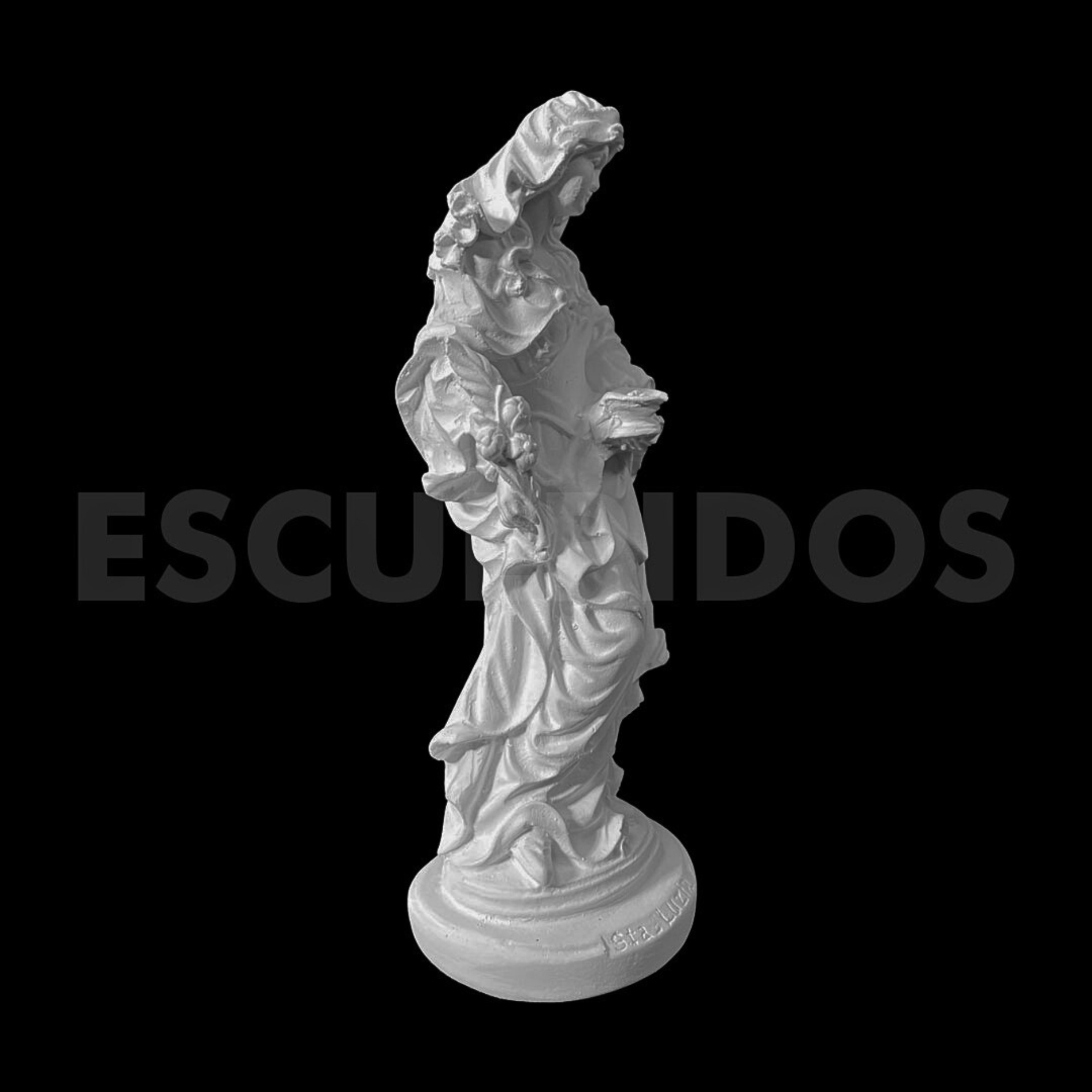 Santa Luzia Barroca - 20 Cm - Imagem 2