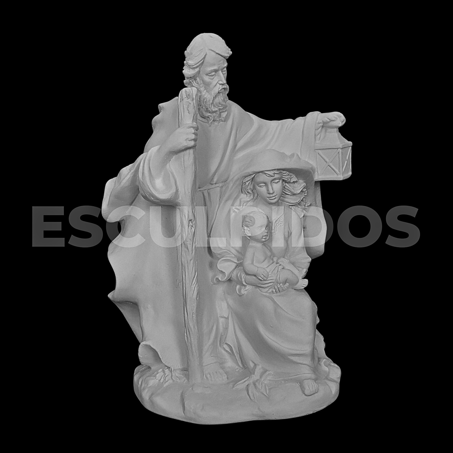 Sagrada Família Cajado - 26 cm - Imagem 2