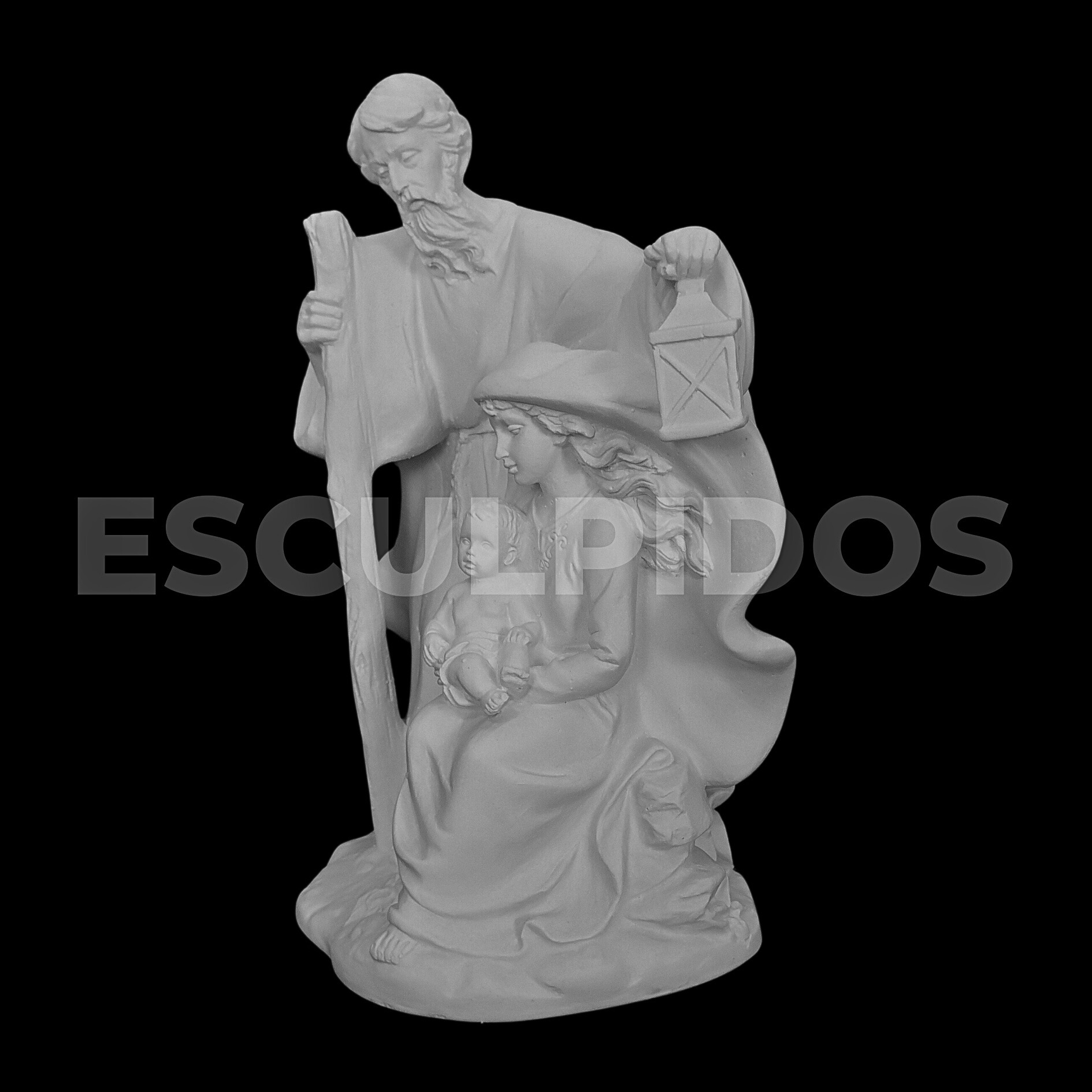 Sagrada Família Cajado - 26 cm - Imagem 3