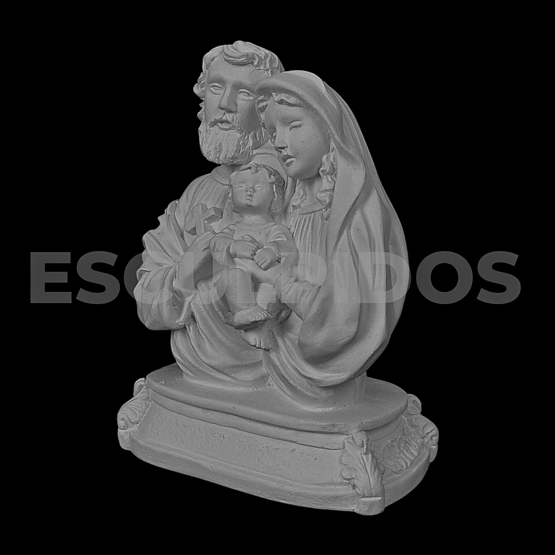 Sagrada Família Busto - 19 cm - Imagem 3