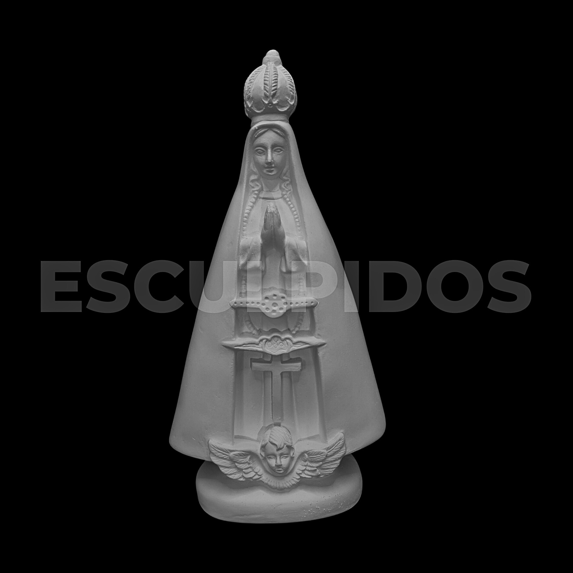 Nossa Senhora Aparecida Lisa RC - 30 Cm
