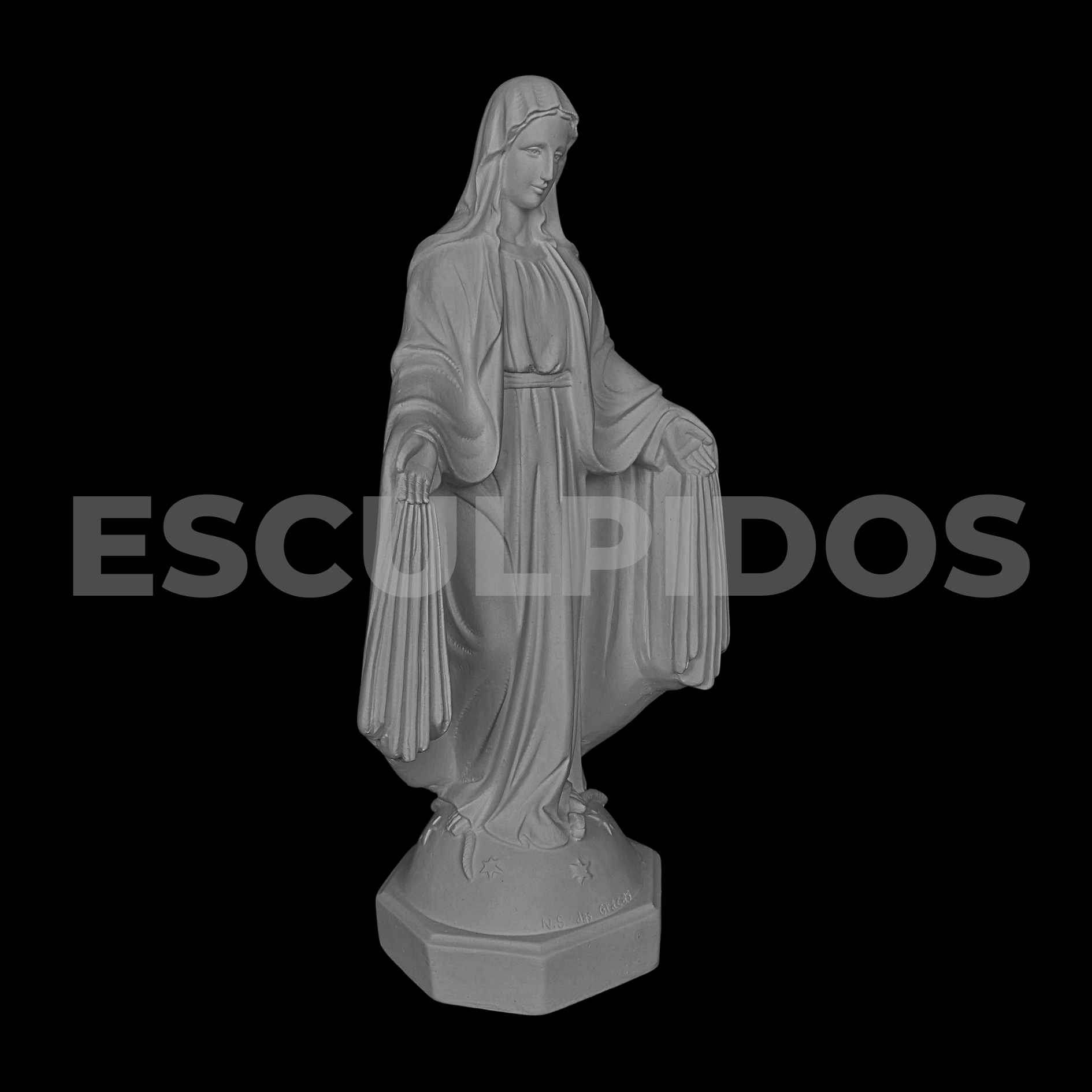 Nossa Senhora das Graças Bênçãos Divinas - 39 cm - Imagem 2