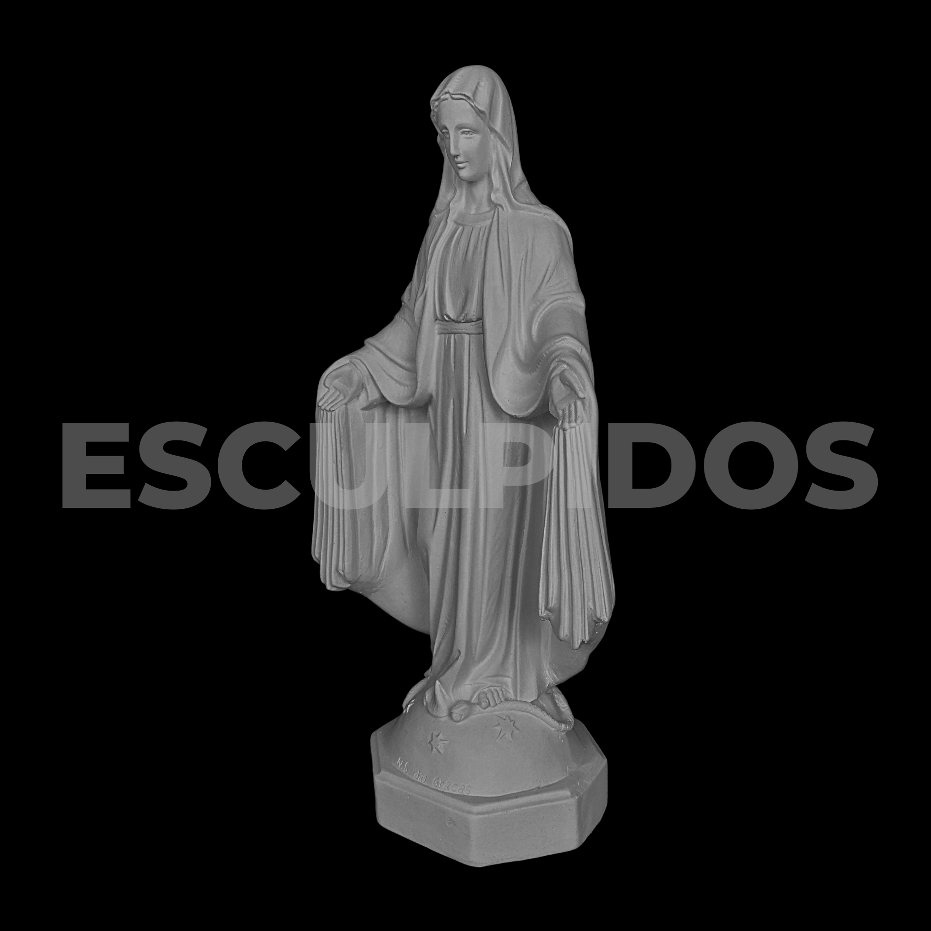 Nossa Senhora das Graças Bênçãos Divinas - 39 cm - Imagem 3