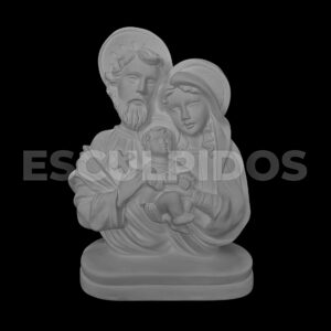 Sagrada Família Busto Base Oval - 20 Cm