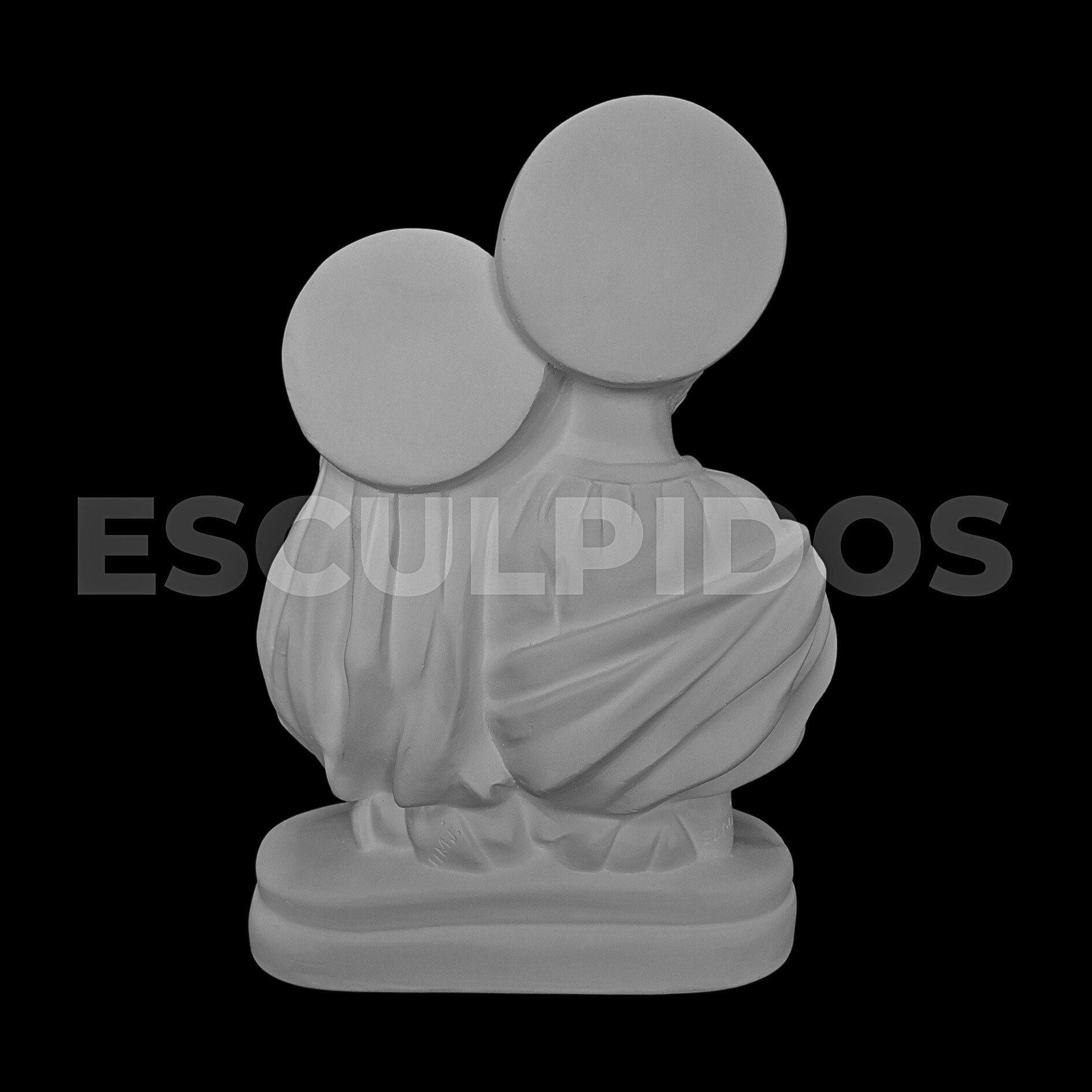 Sagrada Família Busto Base Oval - 20 Cm - Imagem 6