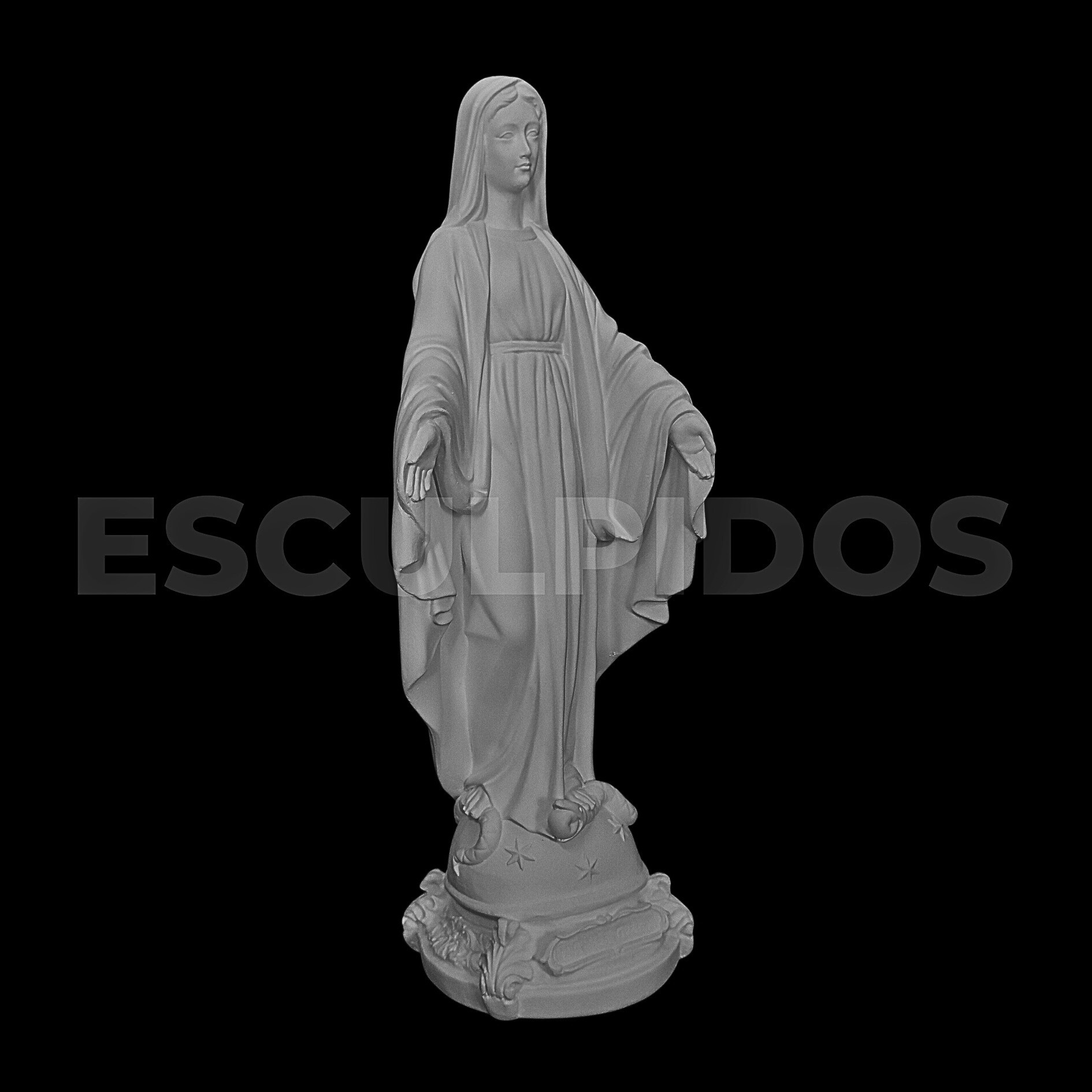 Nossa Senhora das Graças Estrelas - 31 cm - Imagem 2
