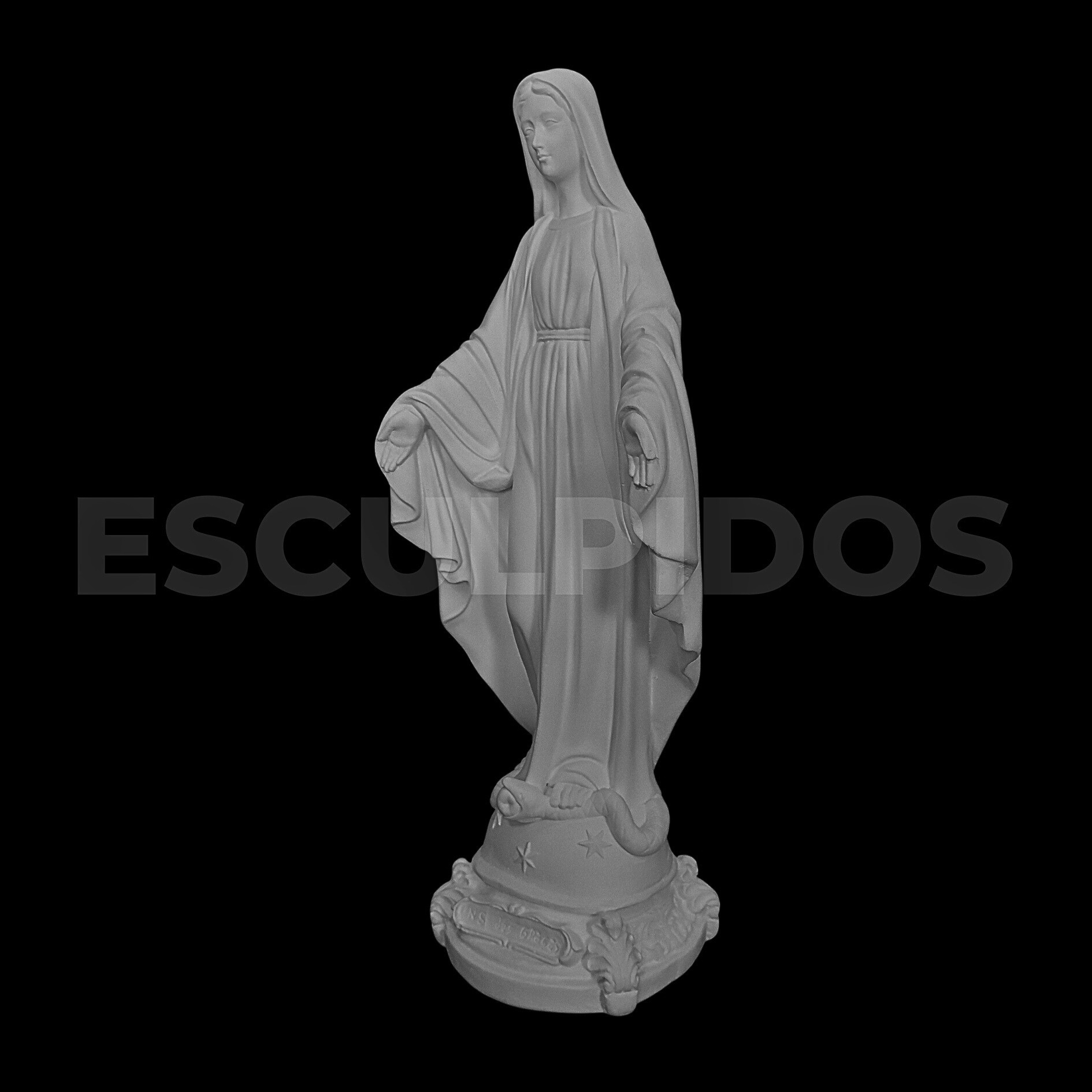Nossa Senhora das Graças Estrelas - 31 cm - Imagem 3