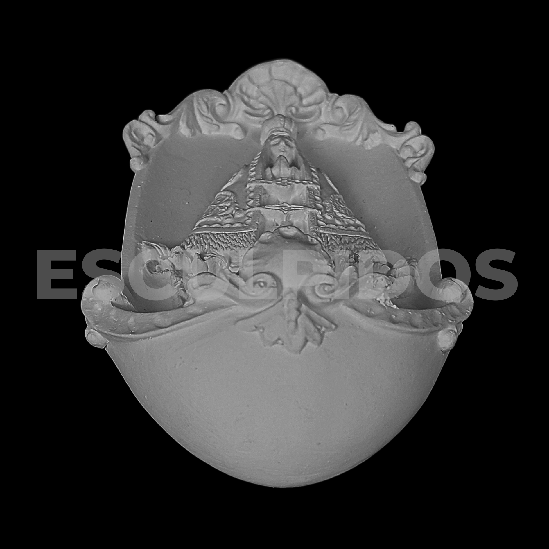 Nossa Senhora Aparecida Porta Água Benta - 11 cm - Imagem 4