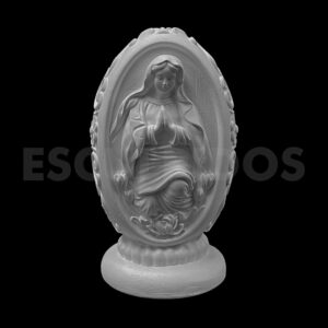 Nossa Senhora Oval - 12 Cm