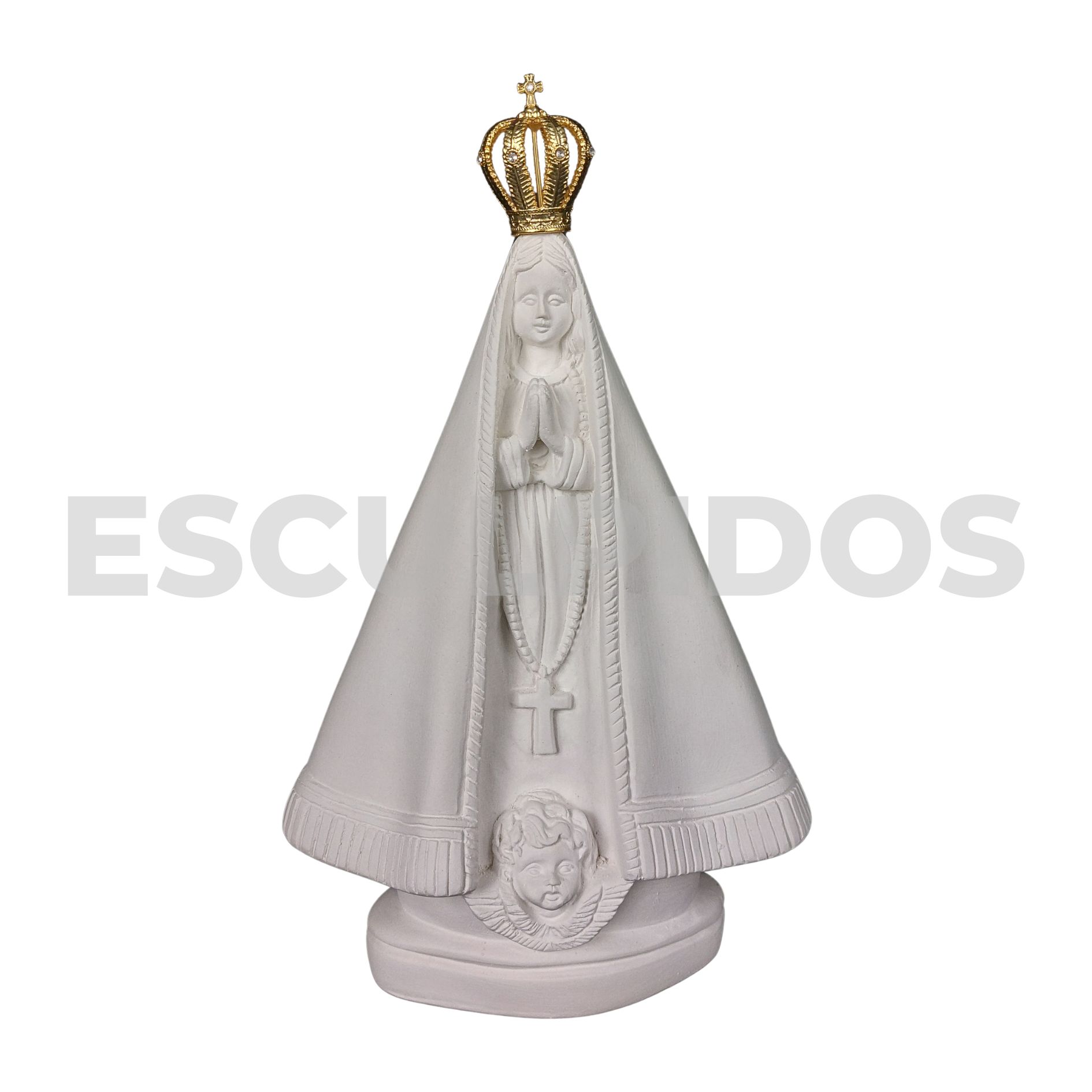 Coroa de Fundição Dourada M - 4 cm - Imagem 5