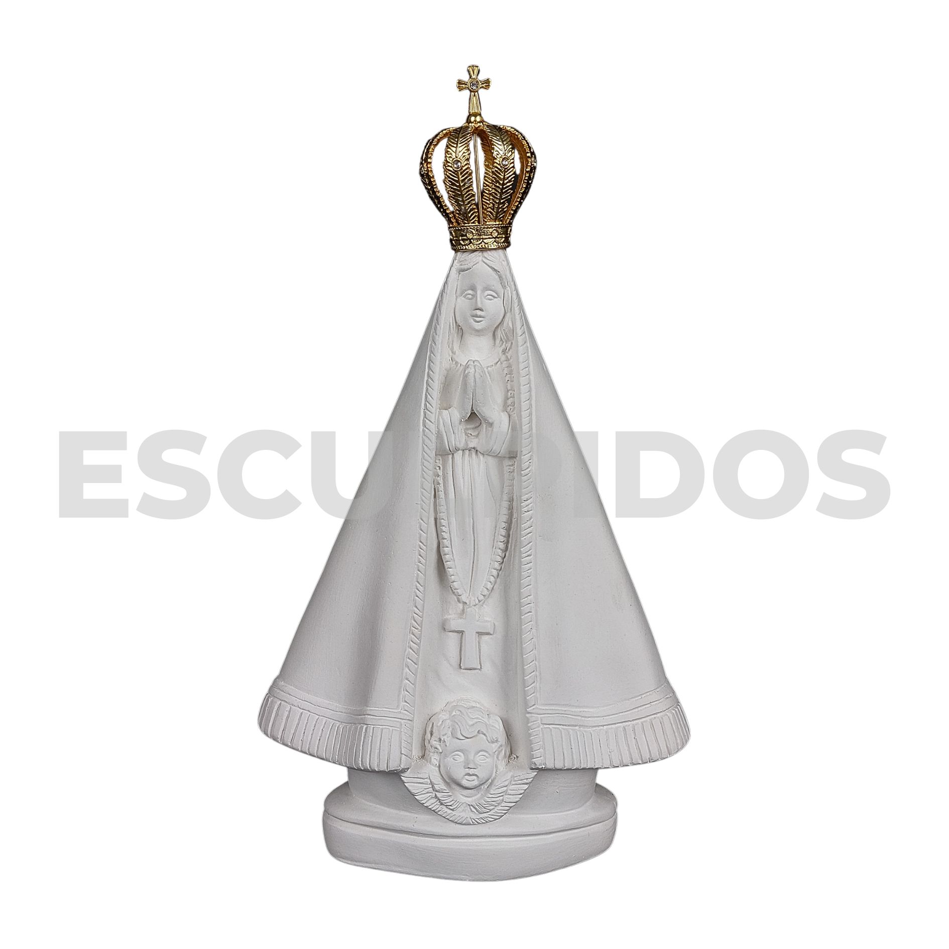 Coroa de Fundição Dourada G - 6 cm - Imagem 5