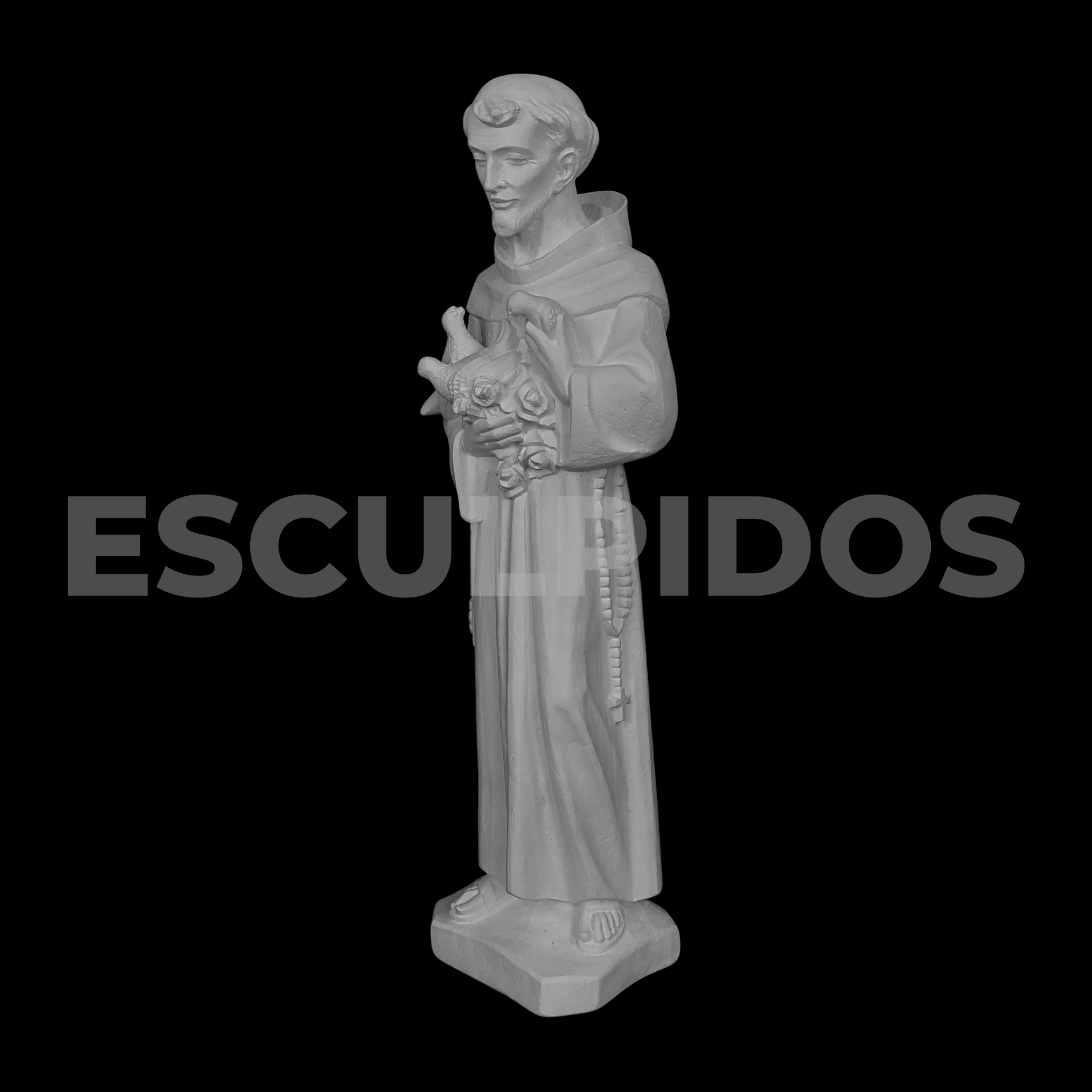 São Francisco de Assis - 52 Cm - Imagem 3