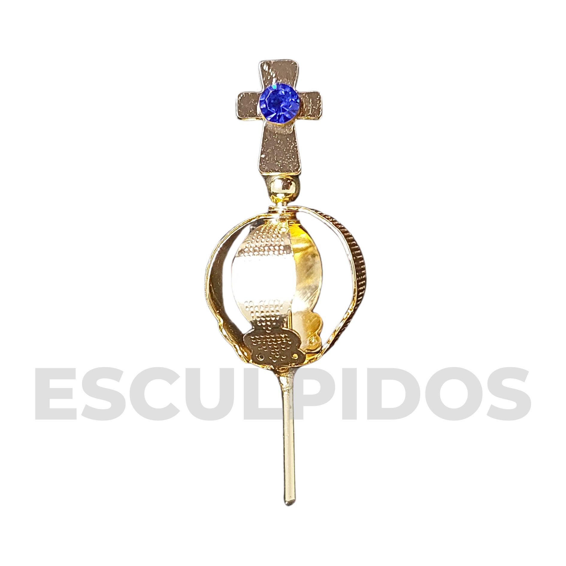 Coroa de Metal F2 - Nº1 - 2,5 cm
