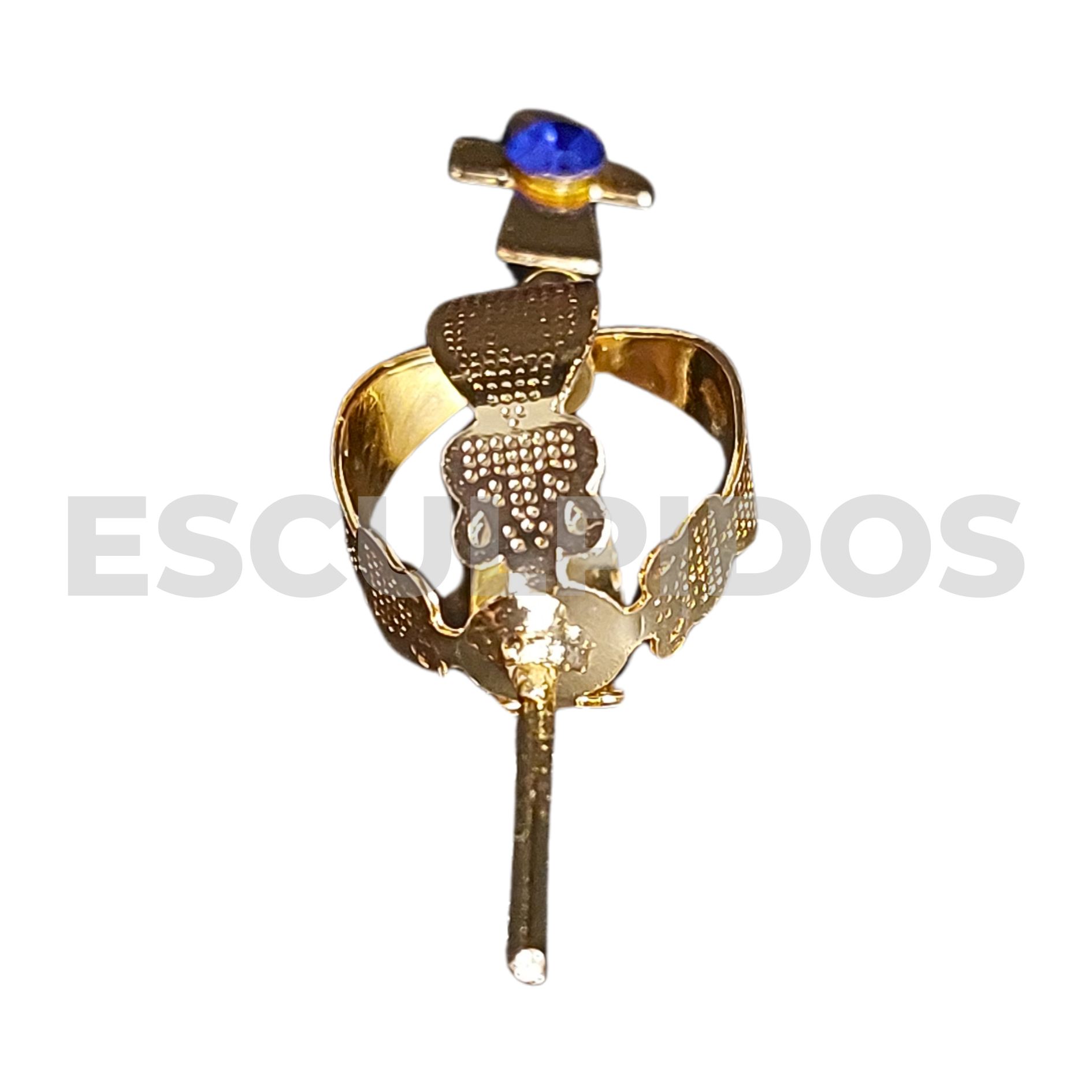 Coroa de Metal F2 - Nº1 - 2,5 cm - Imagem 4