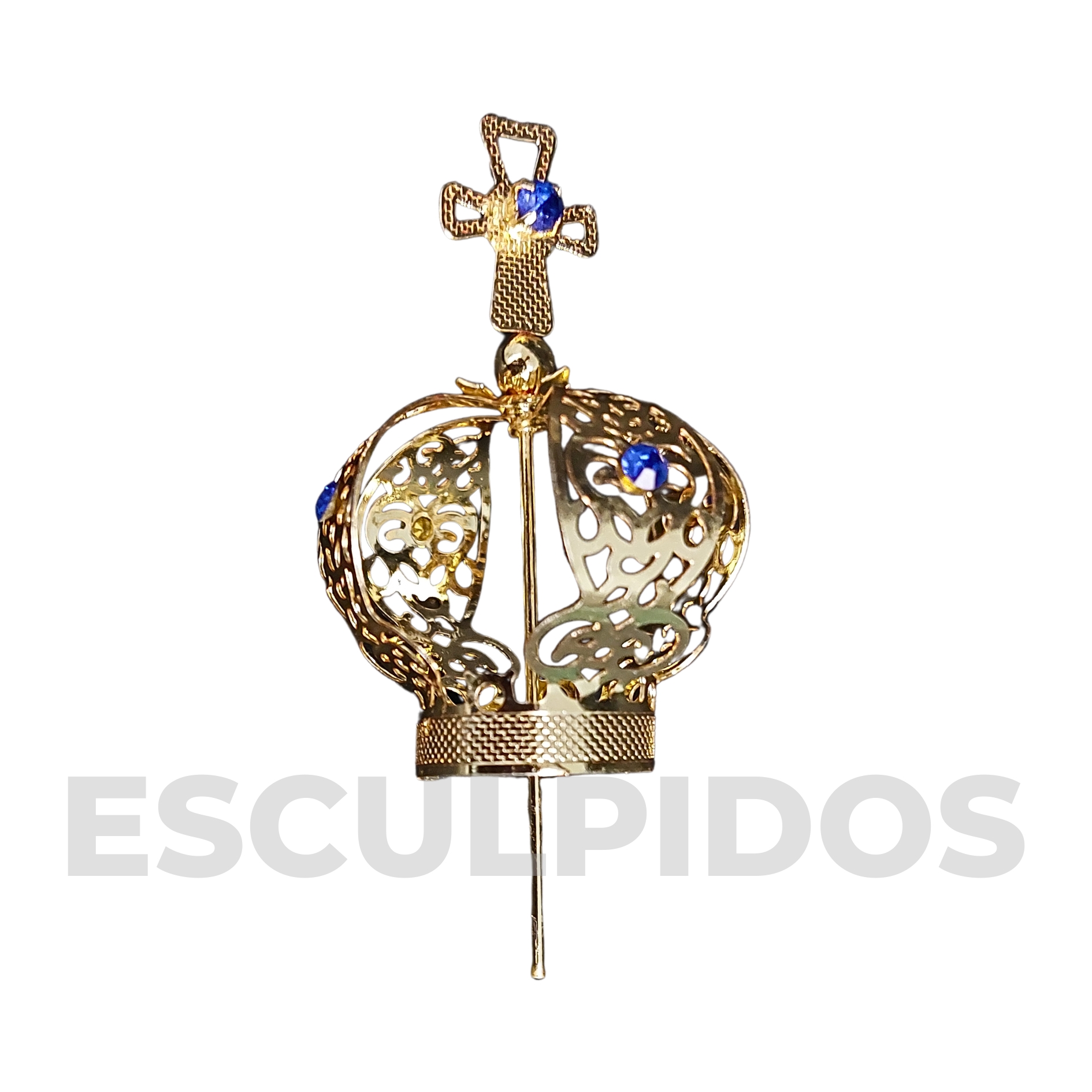 Coroa de Metal F2 - Nº4 - 5 cm - Imagem 3