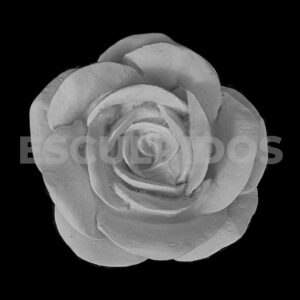 Rosa Aplique - 9 x 9 cm