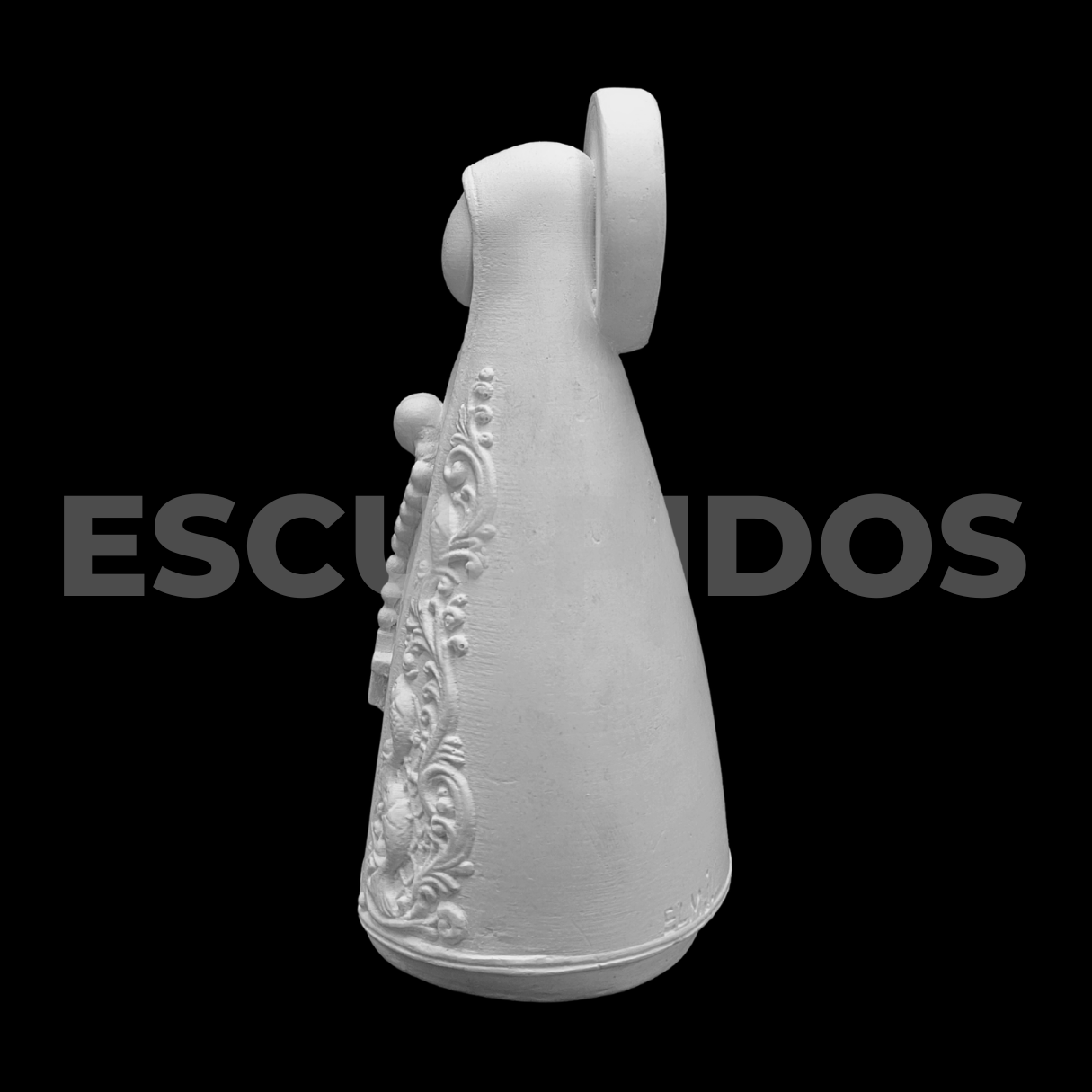 Nossa Senhora Aparecida Estilizada Peixes - 18 cm - Imagem 3