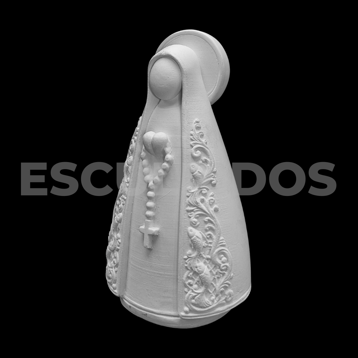 Nossa Senhora Aparecida Estilizada Peixes - 18 cm - Imagem 2