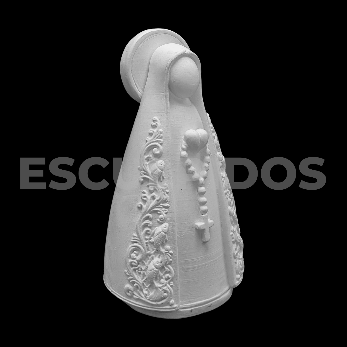 Nossa Senhora Aparecida Estilizada Peixes - 18 cm - Imagem 6