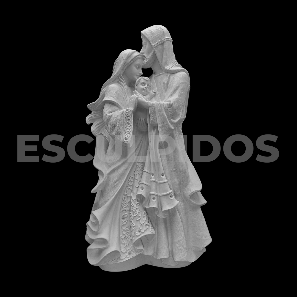 Sagrada Família Beijo Na Testa - 40 cm