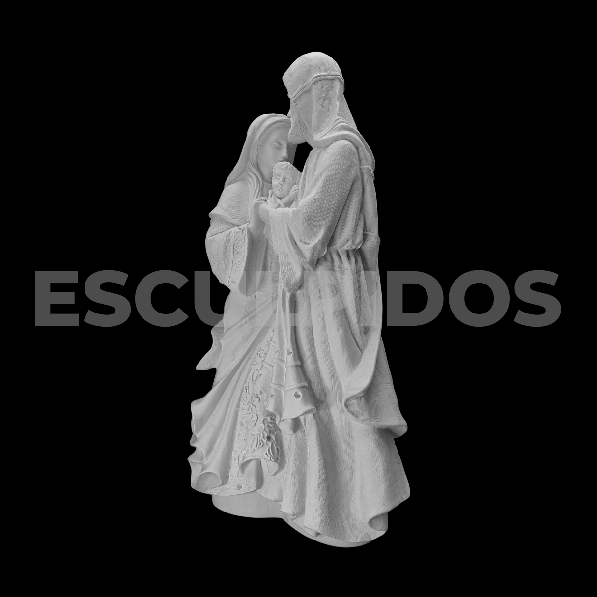 Sagrada Família Beijo Na Testa - 40 cm - Imagem 2